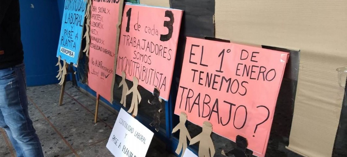 Sigue la incertidumbre para 470 monotributistas que dependen de Infraestructura