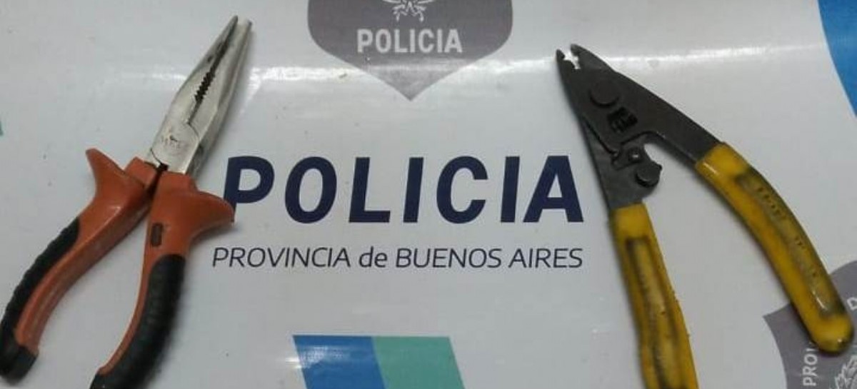 Siguen robando cables y siguen las detenciones en La Plata: esta vez, fue en Melchor Romero
