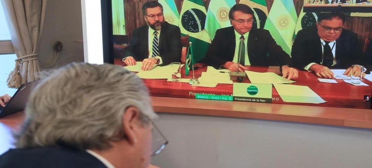Los presidentes Fernández y Bolsonaro se prometieron amistad diplomática y comercial