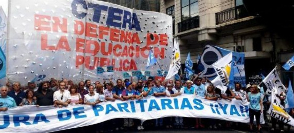 Este miércoles, los docentes nacionales están de paro