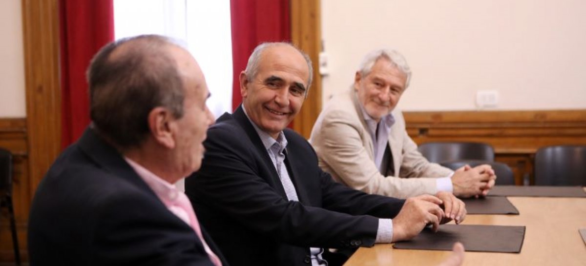 La UNLP recibió a las nuevas autoridades de la Federación de Instituciones platense