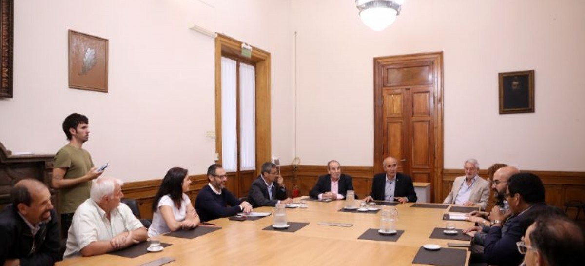 La UNLP recibió a las nuevas autoridades de la Federación de Instituciones platense