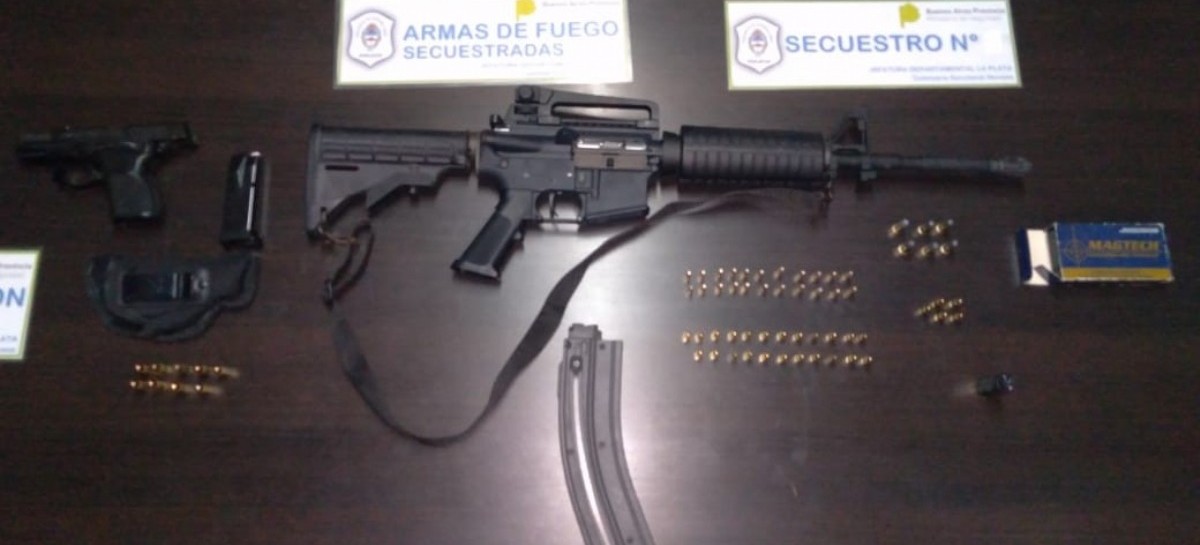 Mafia china en supermercados de La Plata: un detenido con armas y proyectiles