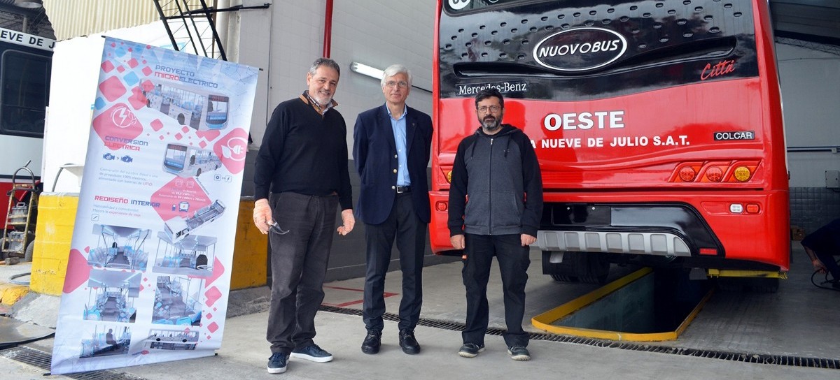 La Plata: Ingeniería avanza en la reconversión de colectivos en unidades 100% eléctricas
