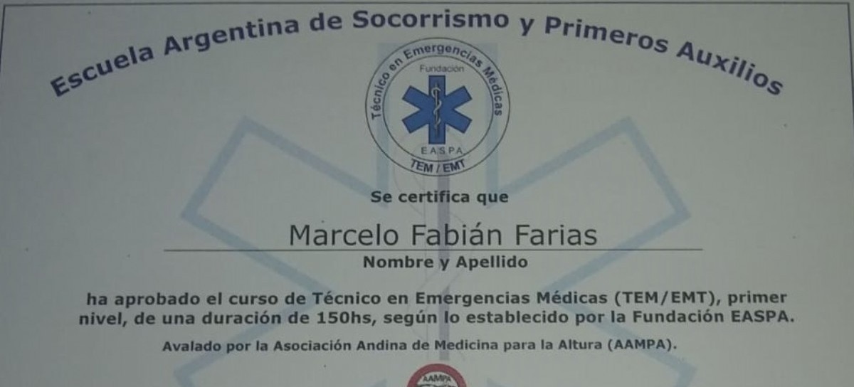 Técnico en emergencias médicas pide implementar un protocolo bajo normas de seguridad biológica