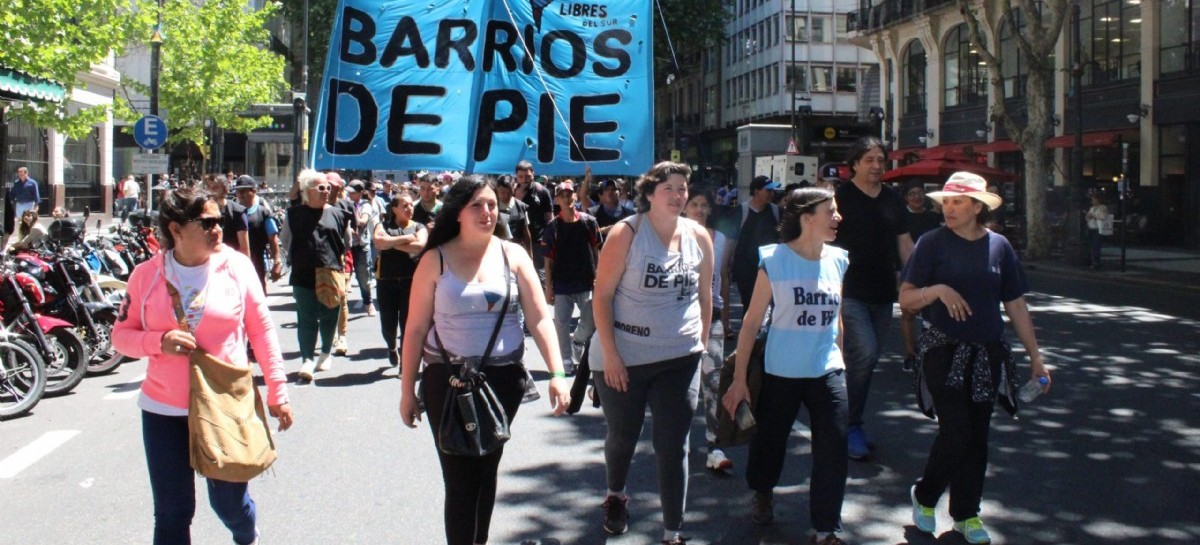 Sin acuerdo con el Gobierno nacional: Barrios de Pie y Unidad Piquetera movilizarán a Plaza de Mayo