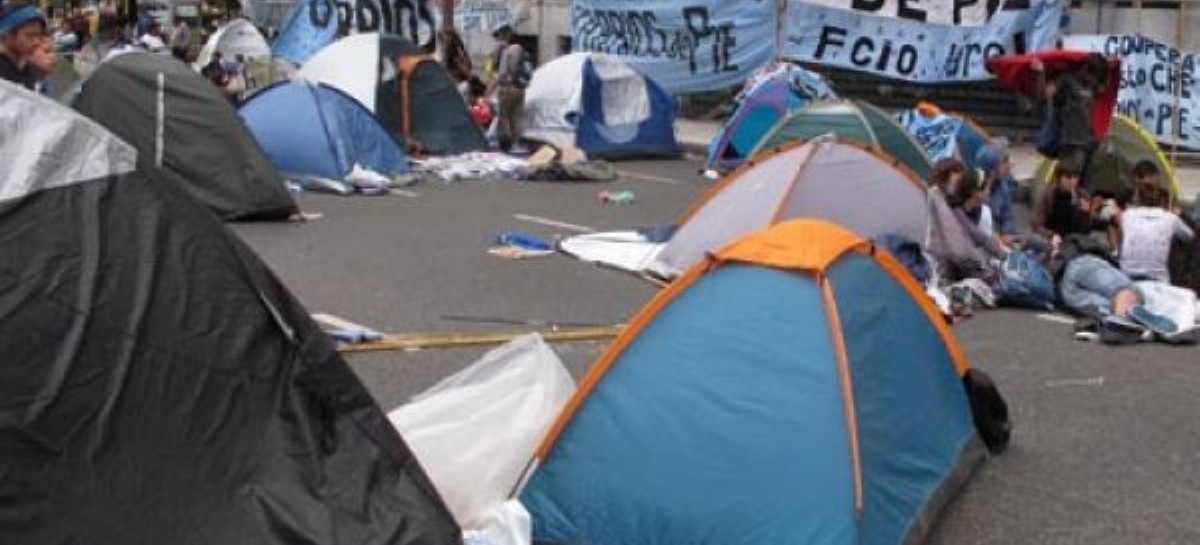 La "Unidad Piquetera" volverá a cortar la Avenida 9 de Julio, frente a la sede de Desarrollo Social