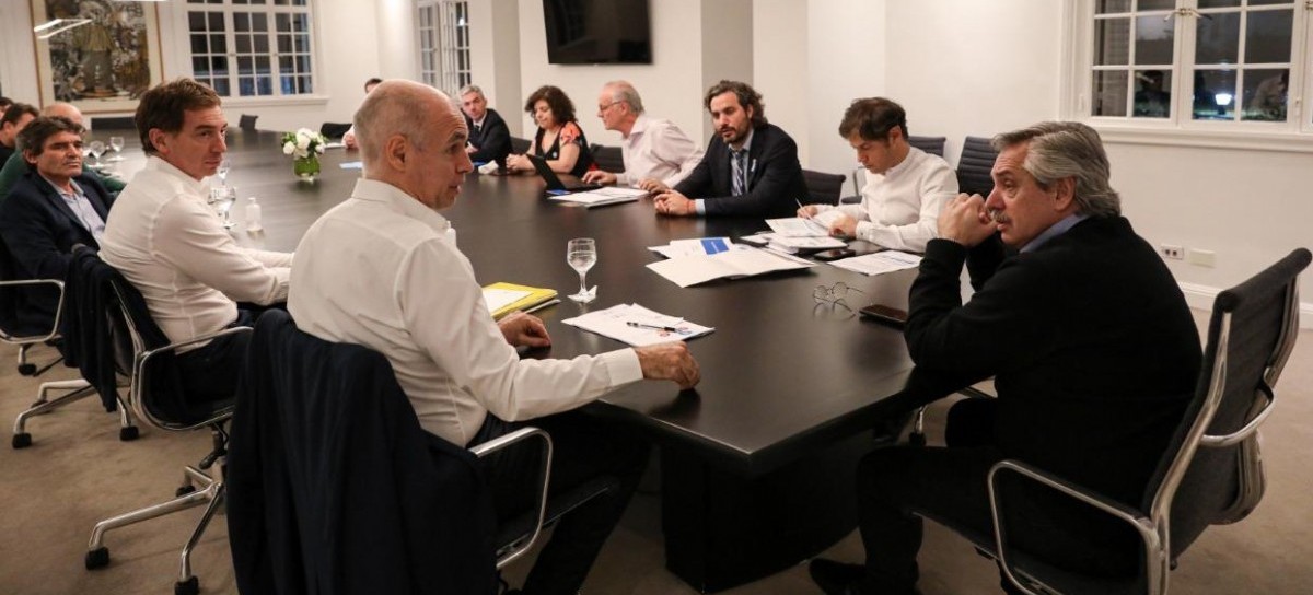 Sin margen para flexibilizar: la síntesis de la reunión Fernández, Kicillof y Rodríguez Larreta
