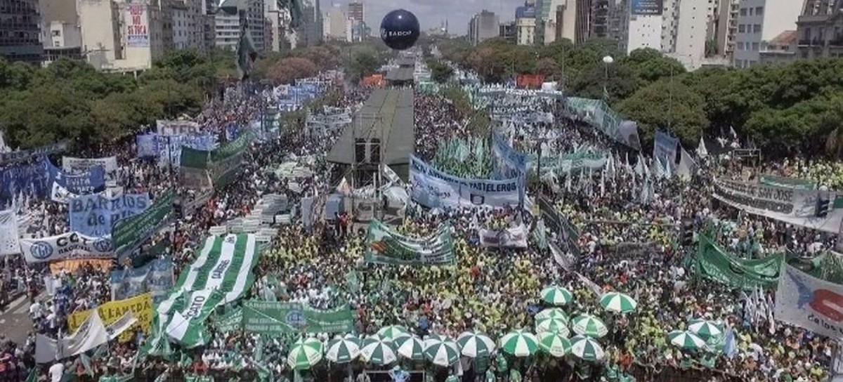 Moyano le pegó al Gobierno de Macri y también se defendió de las denuncias judiciales en su contra