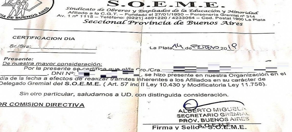 El "logro" de la Intervención para normalizar el SOEME: en la elección participará una sola lista