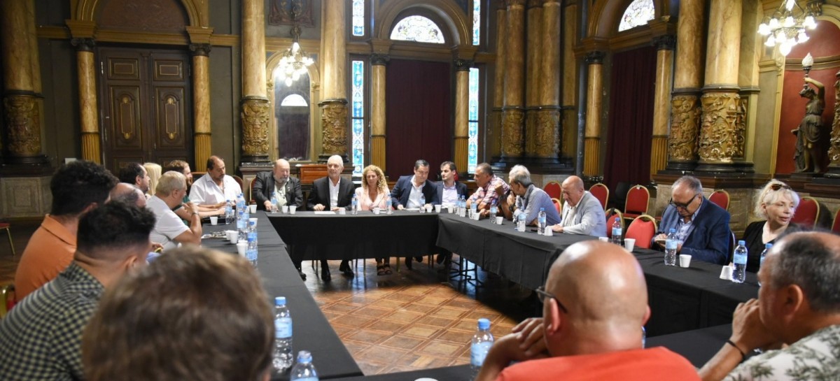 El Municipio de La Plata y la FELP acordaron trabajar para el desarrollo de los centros comerciales