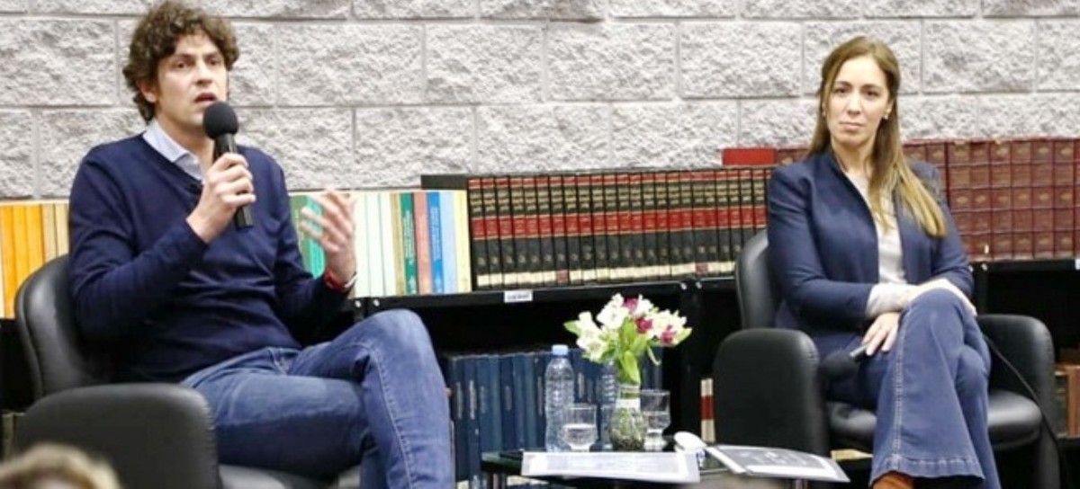 En busca del voto joven, la gobernadora Vidal "trajo importado" a Lousteau al territorio bonaerense
