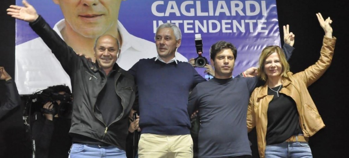 Kicillof estuvo en Berisso: "Fabián Cagliardi será el intendente que va poner en alto a esta ciudad"