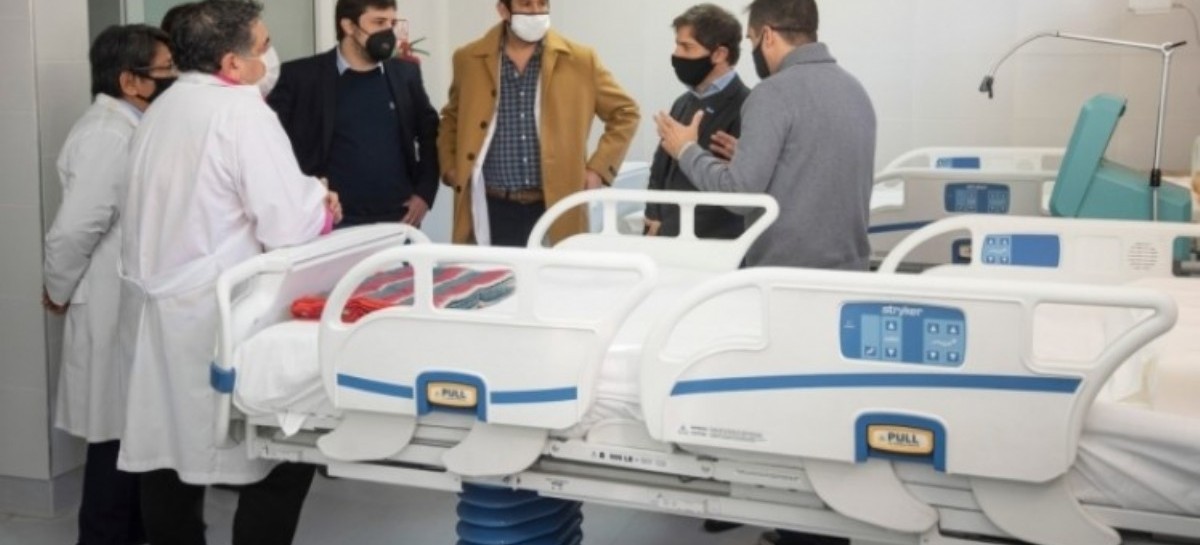 Navarro: el gobernador Kicillof recorrió el nuevo Hospital Respiratorio exclusivo para Coronavirus