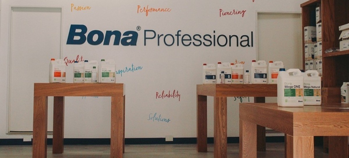 La empresa sueca Bona abrió en Argentina su primer local para profesionales y de su tienda on line