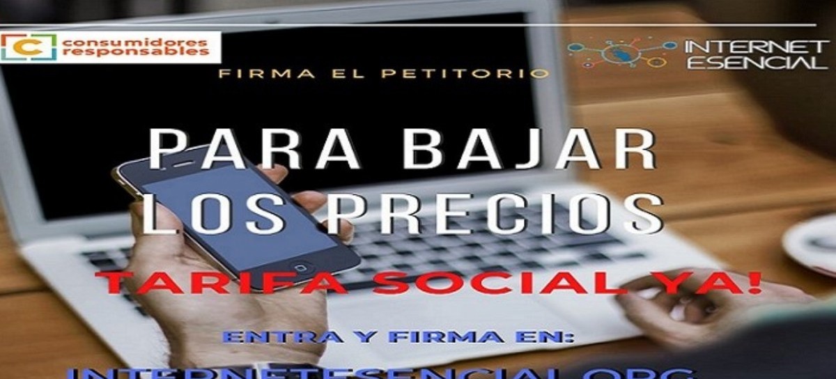 Mediante un petitorio, impulsan la tarifa social para internet, telefonía celular y TV por cable