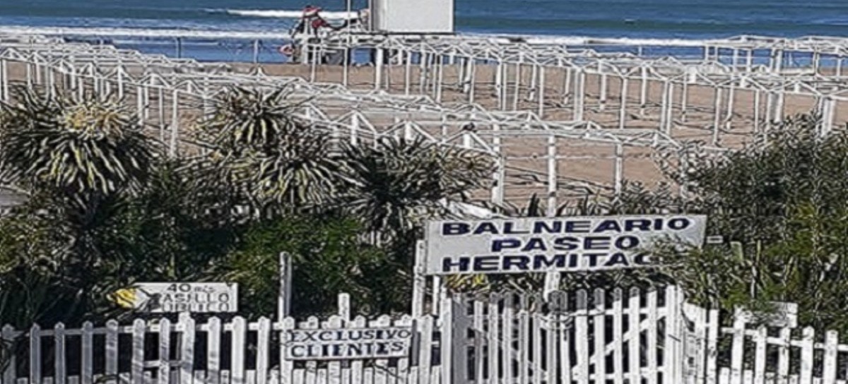 Mar del Plata: el balneario Paseo Hermitage sigue cerrando accesos y copa espacios públicos