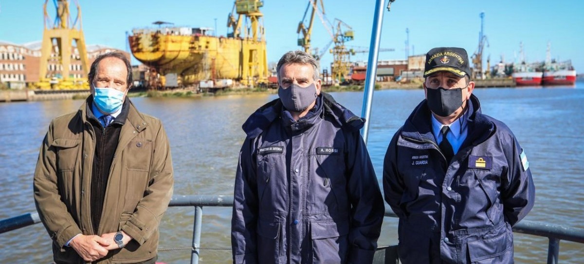 Ensenada: Agustín Rossi, ministro de Defensa, en Astillero Río Santiago para un importante anuncio