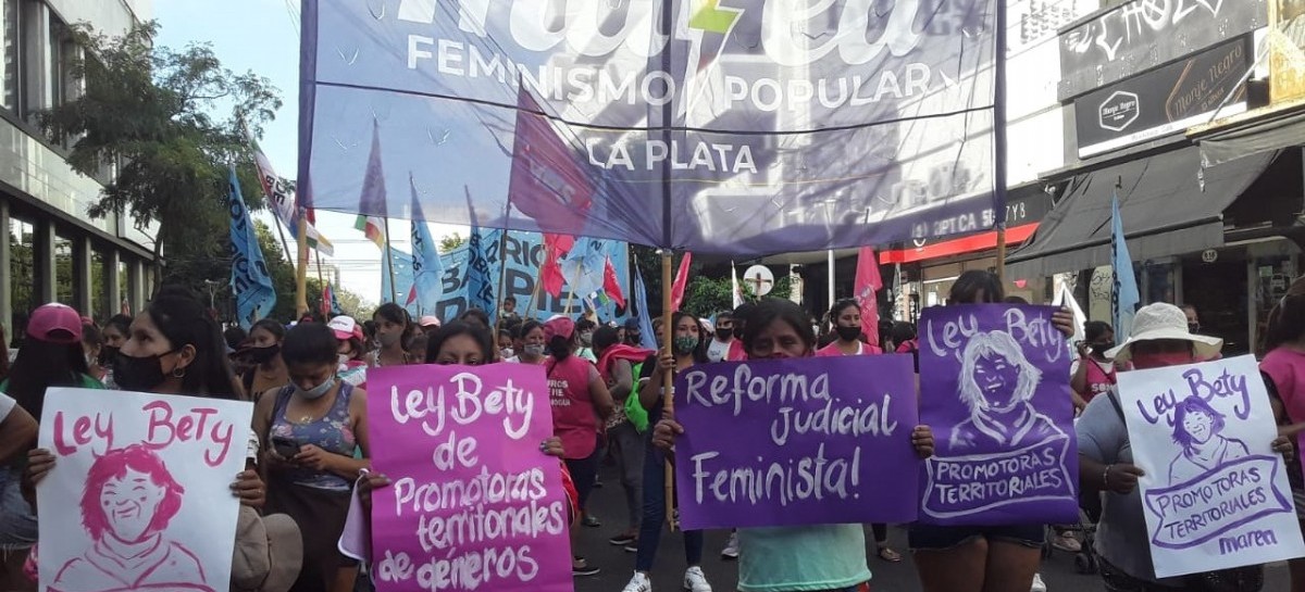 La Plata: la marcha por el 8 de Marzo tuvo fuertes críticas a la gestión municipal