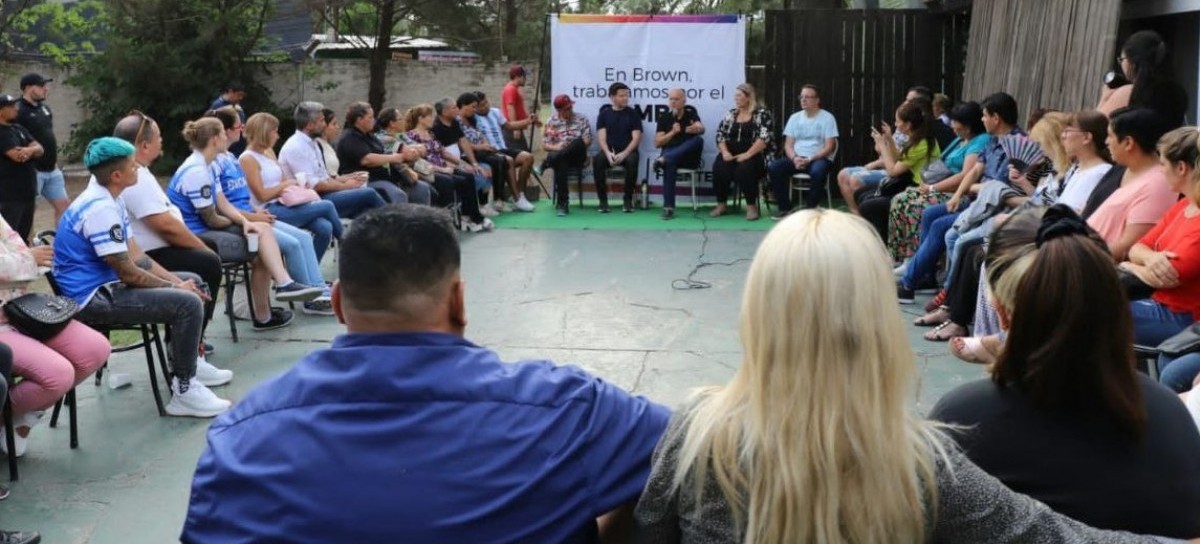 Pastores y referentes de iglesias se reunieron con el intendente de Lanús, Néstor Grindetti