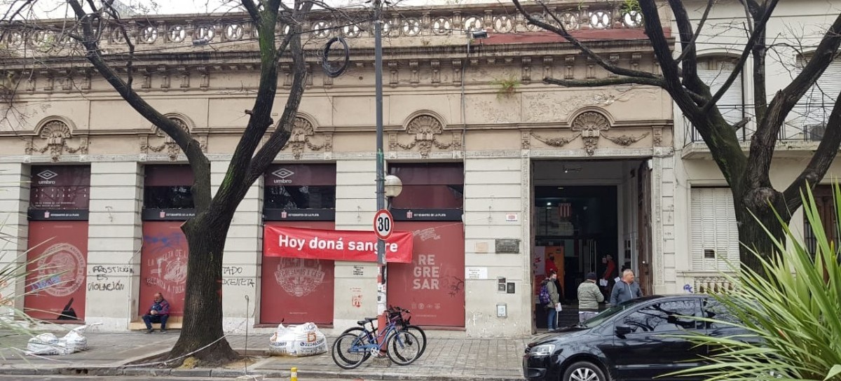 Realizaron una jornada de donación de sangre en el Club Estudiantes de La Plata