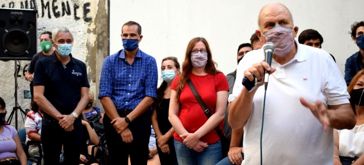 El PJ de La Plata se mostró unido en la presentación del avance de obras de su sede