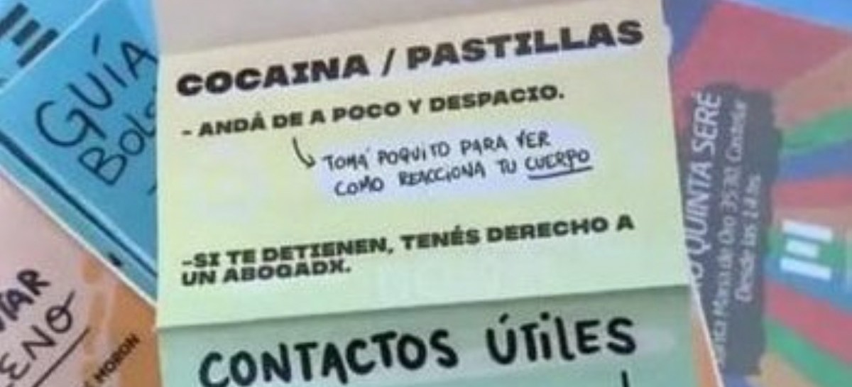 Cocaína: un Municipio bonaerense aconseja "tomar poquito para ver cómo reacciona tu cuerpo"