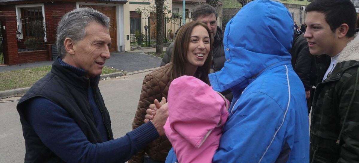 El presidente Macri y la gobernadora Vidal volvieron a "timbrear" juntos: esta vez, fue en Luján