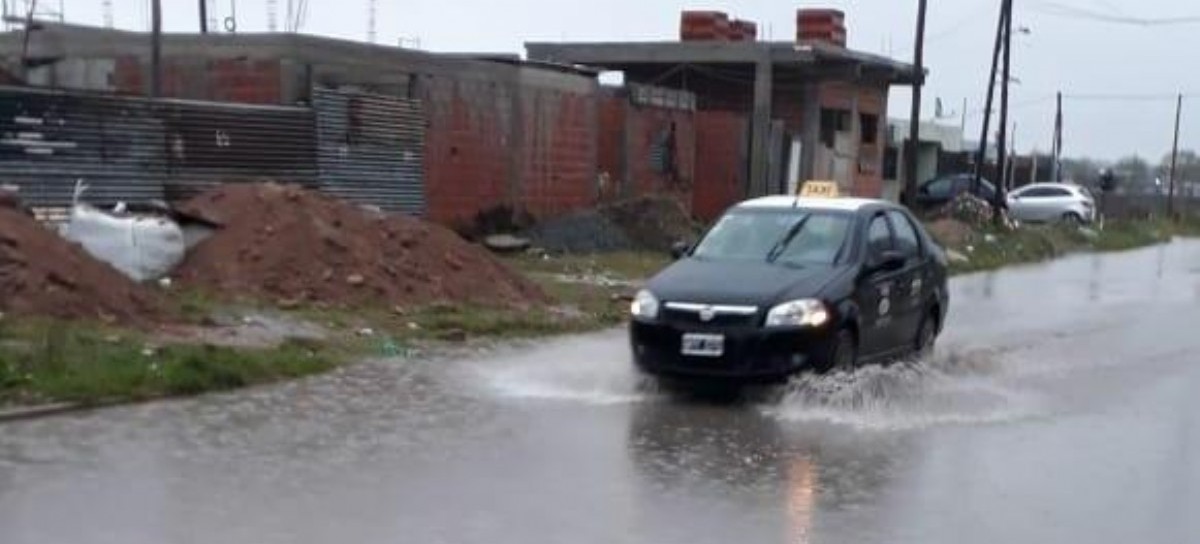 Algunas calles de Berisso se convirtieron en verdaderos ríos