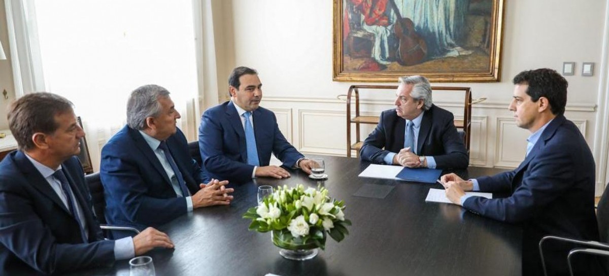 El presidente Fernández recibió a los gobernadores radicales de Corrientes, Mendoza y Jujuy