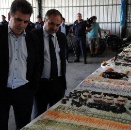 Cristian Ritondo encabezó la supervisión sobre desmantelamiento de una banda narco en La Matanza