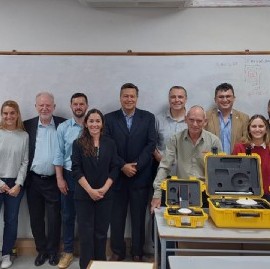El Consejo Profesional de Agrimensura realizó una importante donación a la UNLP