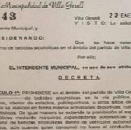 Ley Seca en Villa Gesell tras los descontroles que no supieron manejar