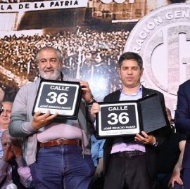 Tras un homenaje a Rucci en La Plata, aseguran que uno de los jefes de la CGT es "buchón"