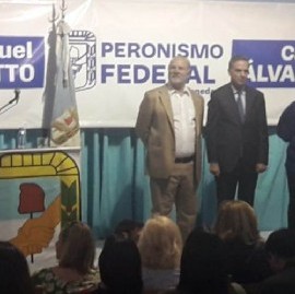 Miguel Pichetto, de campaña en Avellaneda: "Representamos el orden y la seguridad de los argentinos"