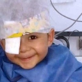 Leandro, con sus tres años de edad, protagonista de una historia en donde el amor pudo más que todo