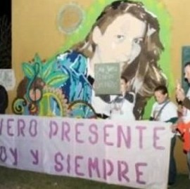 La comunidad de Salliqueló acompañó la marcha por Verónica, en el tercer aniversario de su asesinato