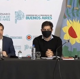 Kicillof insiste: "Vamos a permitir actividades que no pongan en riesgo la vida de las personas"
