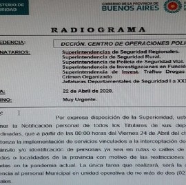 Para evitar "interrogatorios e inteligencia encubierta", la Policía bonaerense no detendrá vehículos