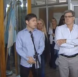 EN VIVO: Kicillof fue al Instituto Biológico en donde fabrican medicamentos y alcohol en gel