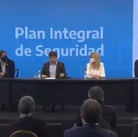 -EN VIVO- El gobernador Kicillof anuncia mejoras salariales y otros beneficios a la Policía