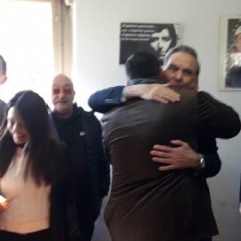 La foto que confirma el pacto entre el Gobierno de Garro y el Sindicato municipal de Alfano