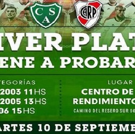Junín, Sarmiento y River Plate: una prueba de jugadores divide a la sociedad, que teme un despojo