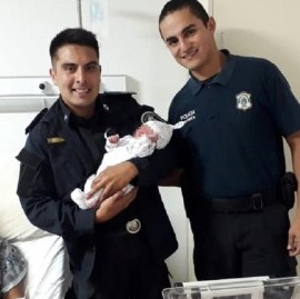 En Mar del Plata, dos policías que iban a realizar una pericia terminaron siendo parteros