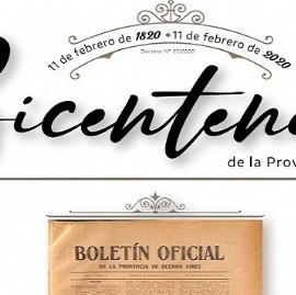 A su manera, el Gobierno bonaerense hizo su "Doodle" para recordar el Bicentenario de la Provincia