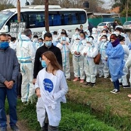 La Plata: fuerte operativo DetectAR por un foco de contagios en el barrio Las Rosas