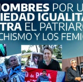 La Plata: lanzarán la novedosa campaña "Hombres contra el patriarcado, el machismo y los femicidios"