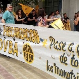 Despidos, paro y movilización en la Dirección de Vialidad de la provincia de Buenos Aires