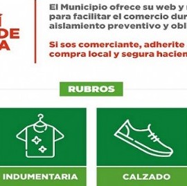 Esteban Echeverría: desde la web oficial del municipio se pueden realizar compras en varios rubros
