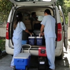 Durante el último fin de semana, se realizaron cinco trasplantes de órganos con tres donantes